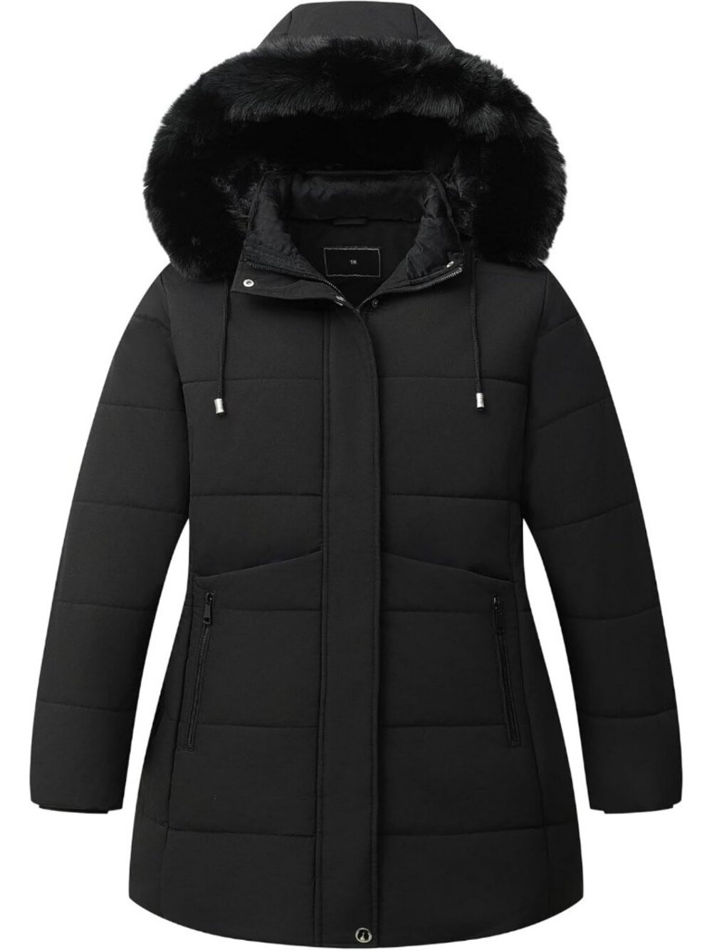 Plus Size Women's Winter Parka Jacket - Warm Down Coat for Cold Weather